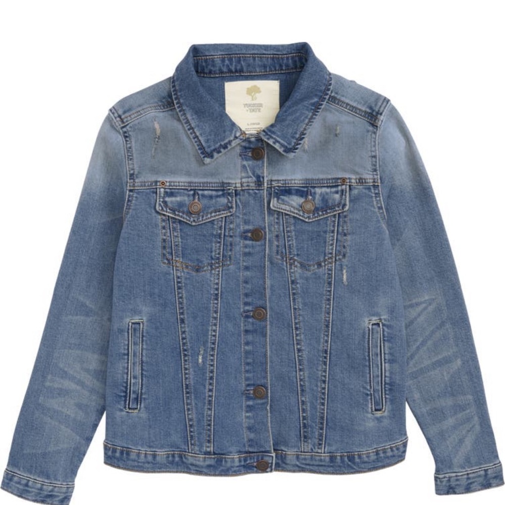 Tucker + Tate Distressed Denim Boyfriend Jacket Age 14-16. 💕